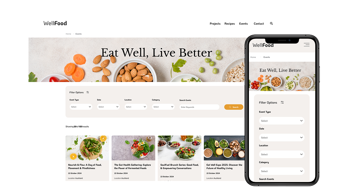 H&D _ Internal _ Events App _ Food