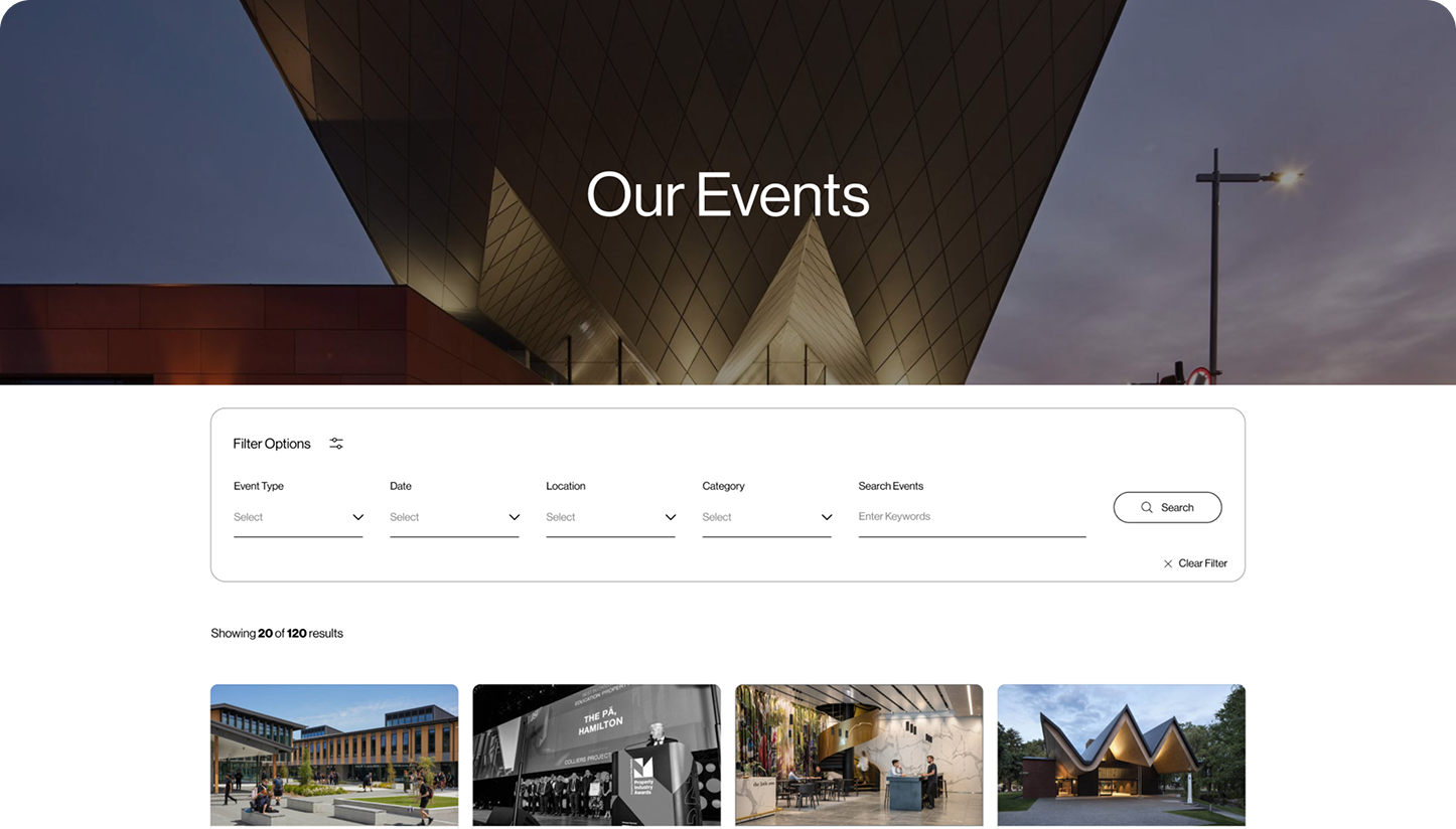 website-events-management